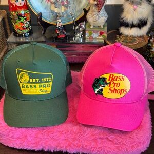 NWT AND NWOT BASS PRO SHOP green Bass Pro Shops Vintage Sign Trucker Cap a